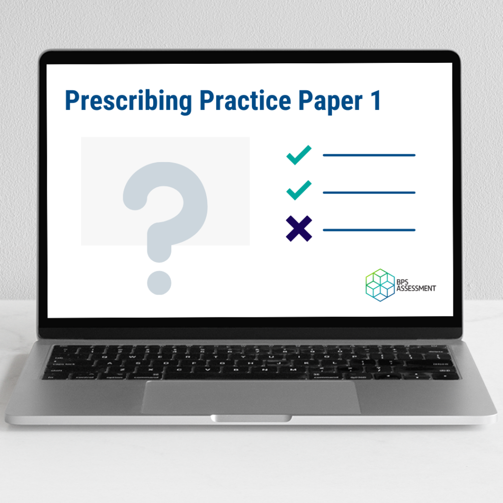 Prescribing Practice Paper 1 30 Items BPSA Learner Portal